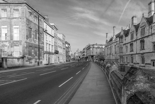 The High Street, Oxford, looking Towards Queens